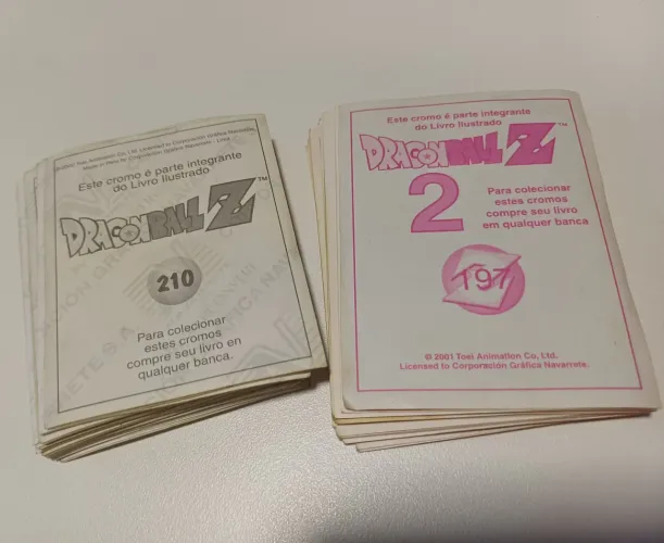 Lote Figurinhas Dragon Ball Z 1 e 2 Navarrete