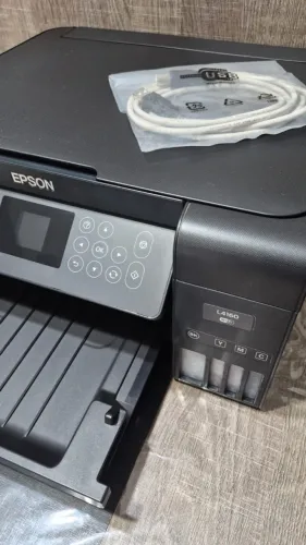 Impressora Multifuncional Epson EcoTank L4160 - Wi-Fi, Duplex