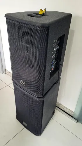 Caixa Profissional Ativa e Passiva Donner Saga 10 400W rms