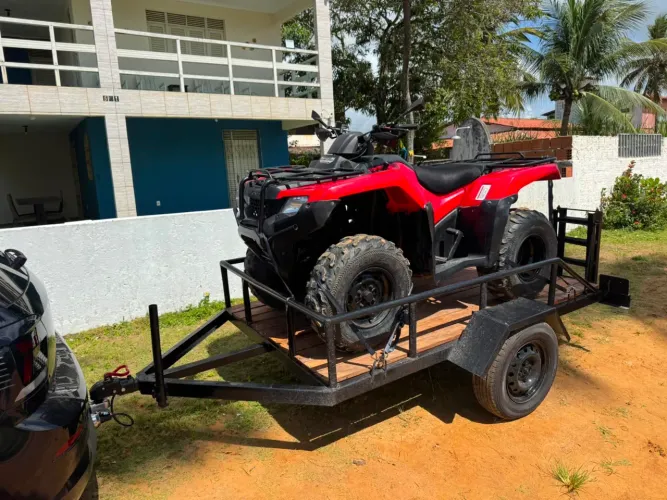 Honda FourTrax 420 2015 + Reboque