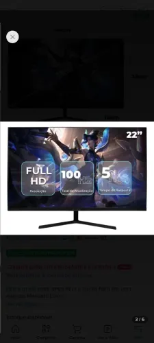 monitor kozz 22 100hz Full HD