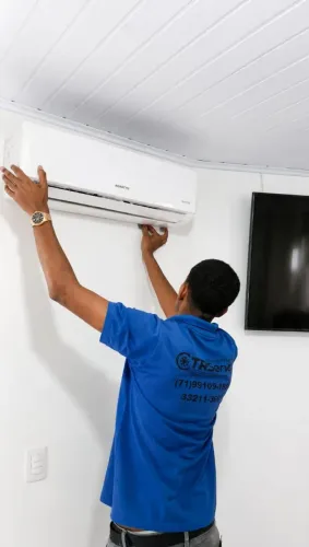 Instalação de ar-condicionado tipo split