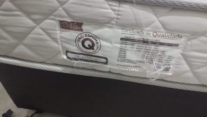 Colchão de casal de 45 semi novo