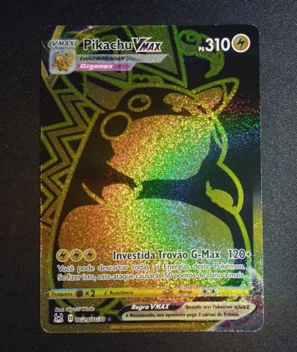 Carta Pokémon Pikachu VMAX (TG29/TG30) - Galeria de Treinadores
