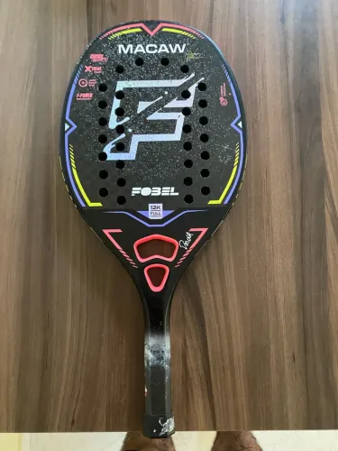 Raquete de Beach Tennis Macaw 12K Full Carbon