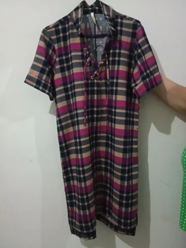 Vestido xadrez feminino