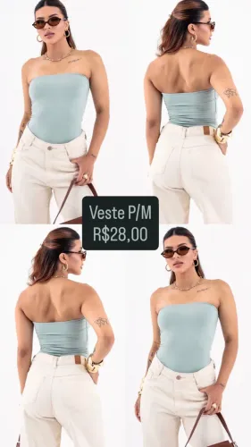 Blusa tomara que caia 