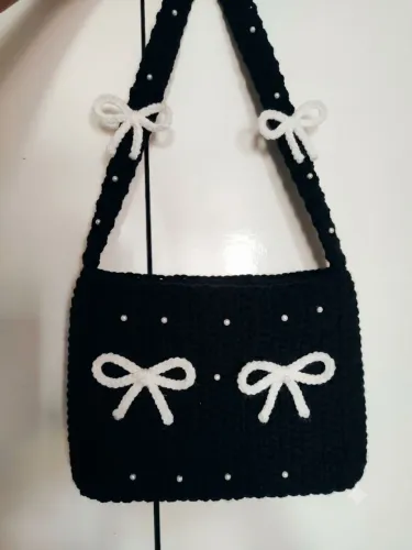 Bolsa crochê fofa personalizada 