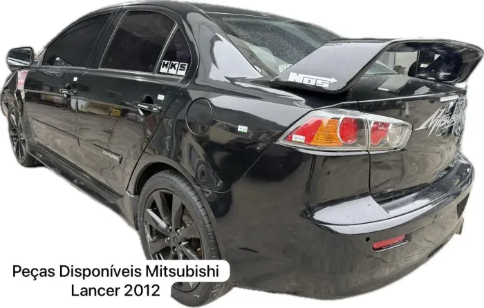 Sucata Mitsubishi Lancer 2012 2.0 Automático para Retirada de Peças com Nota e Baixa