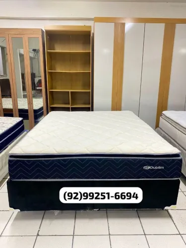 cama queen com pillow top