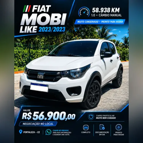 Fiat Mobi Like 1.0 Fire Flex 5P. 2023