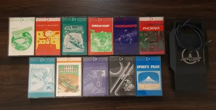 Atari 2600 Supercharger Canal 3 Com 11 Fitas K7 