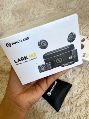 Microfone de Lapela Hollyland LARK M2 NOVO