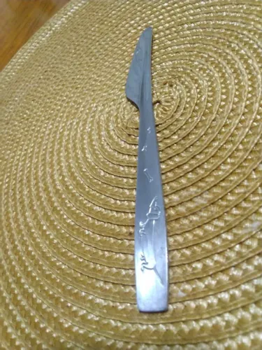 Antiga faca infantil Hércules coleção comer brincando