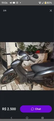 Moto cinquentinha jet perfeito estado