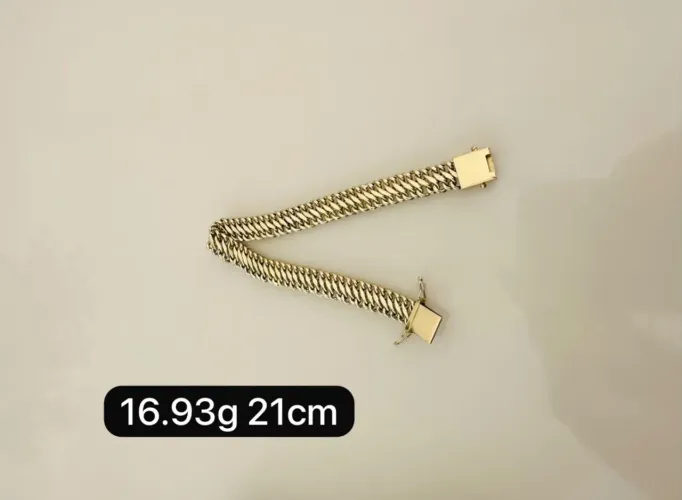 Pulseira de ouro 18k