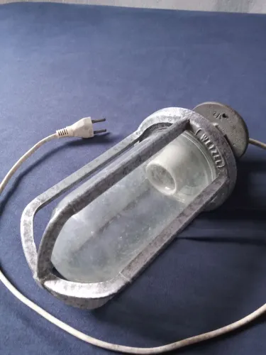 Arandela Luminária Vintage WETZEL - Original Alumínio