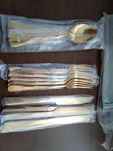 Faqueiro DOURADO NOVO 6 pessoas