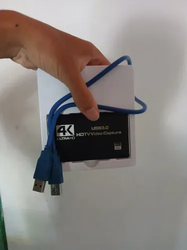Placa De Captura 4k Usb 3.0 Hd 60 Fps Full Hd 1080p Preto<br>