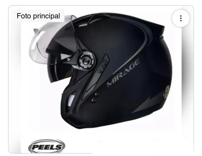Capacete Para Moto Peels Mirage Classic Com Viseira Solar