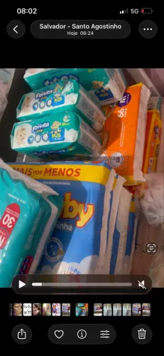 Fraldas diversas marcas para troca ou venda validade final de 2027