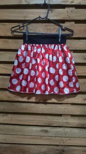 Fantasia Saia Minie Infantil