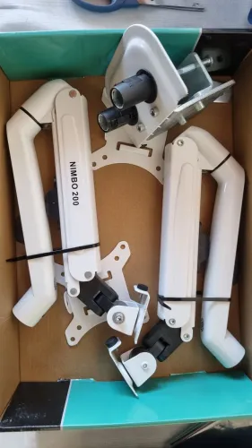 Suporte duplo de monitor nimbo 200 (Zinnia)