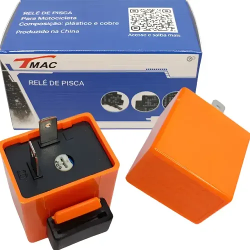 Rele Pisca Seta Led 2 Pinos Universal 12v Com Regulagem