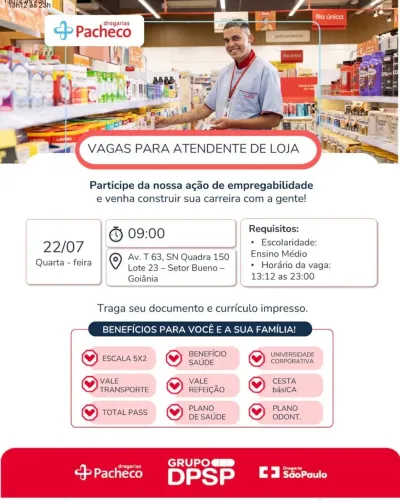 Processo Seletivo- Várias oportunidades