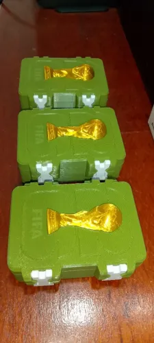 Caixa pra figurinhas da copa