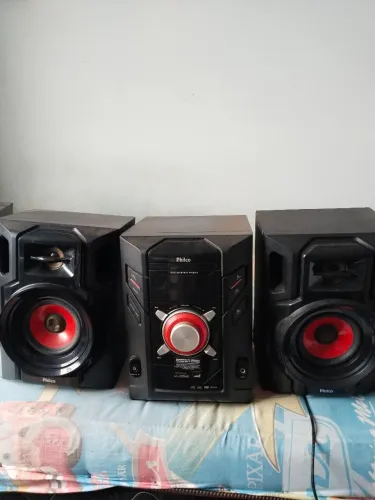 Som Philco 2cxs 1 sub woof passivo. Oportunidade Conservado.
