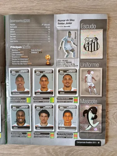 Álbuns completos FIFA 365, BR e Copa América