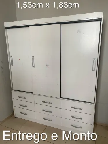 Guarda Roupa Solteiro 9 gavetas ENTREGO E MONTO 