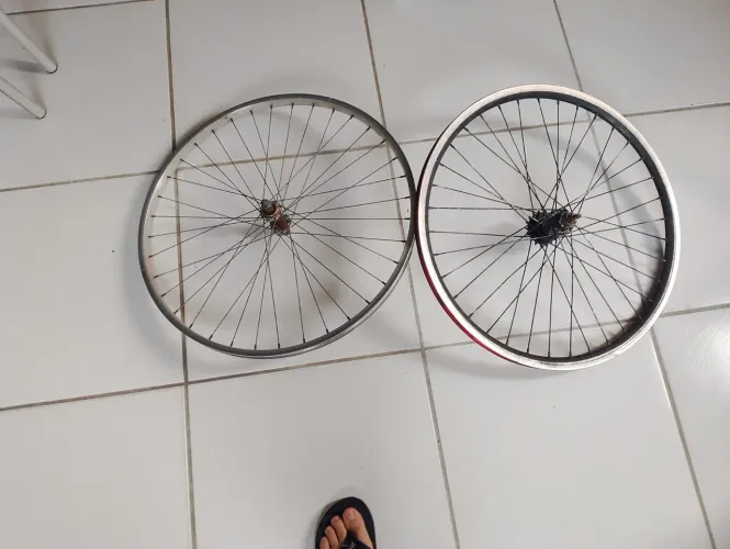 Aro com raios para bicicleta aro 26 