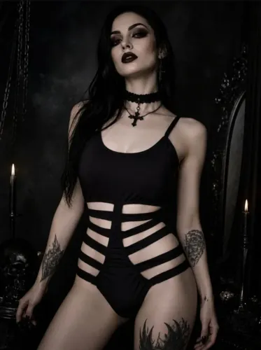 body gotico leia a descrição dark goth rock aesthetic