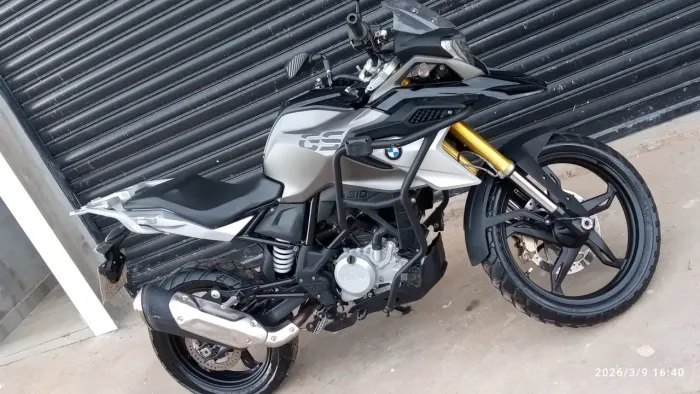BMW g310 gs 2020 cinza e preta