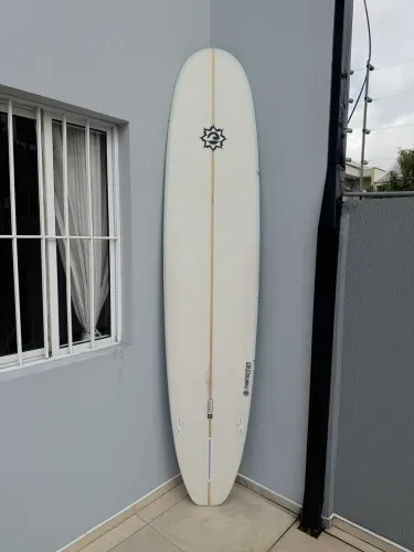 Prancha longboard 8,10 completa 