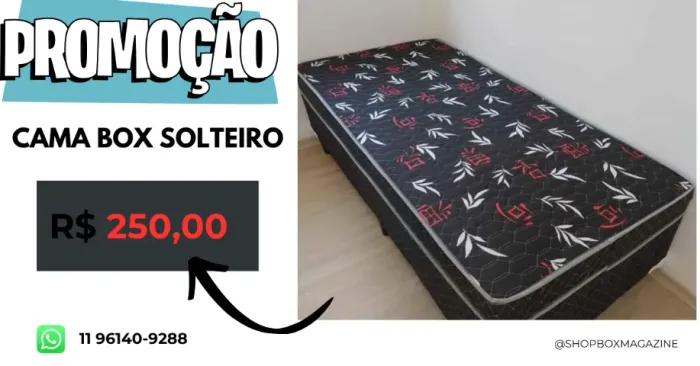 cama box solteiro