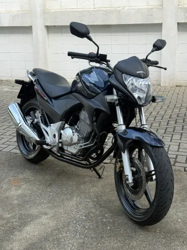 HONDA CB 300 R FUEL INJECTION 2012 AZUL FILE DEMAIS VELA FINA