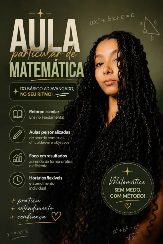 Aulas particulares de matemática 
