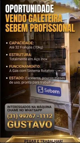 Máquina d assar frango