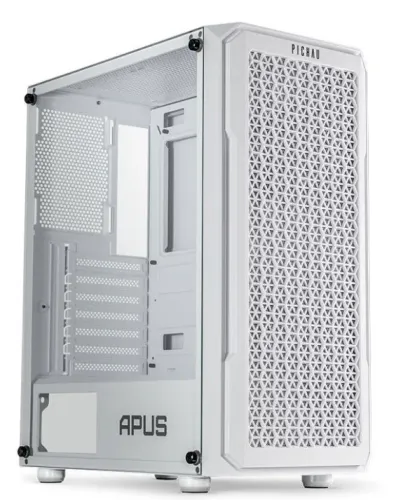 Kit Gamer: Gabinete Pichau Apus White + Teclado Mecânico MageGee