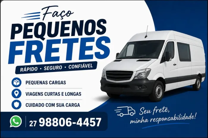 Faço pequenos fretes