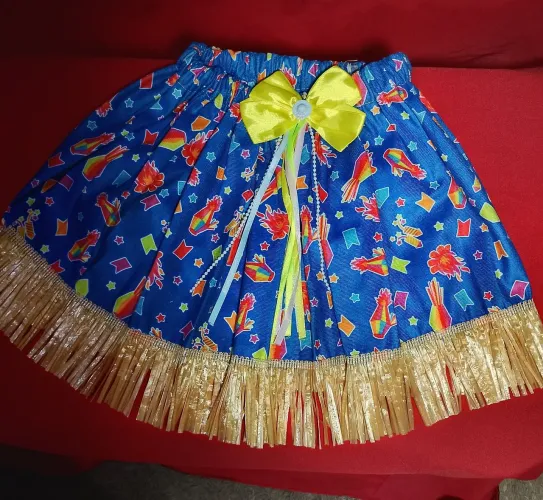 Saia de festa junina tamanho médio