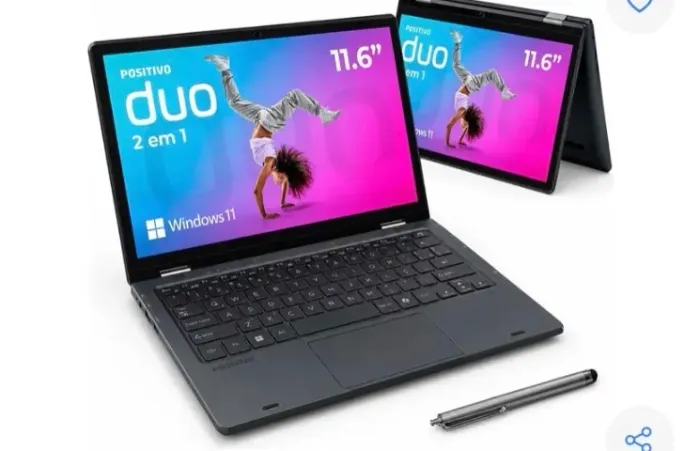 Notebook mini Positivo - 2 em 1 Positivo