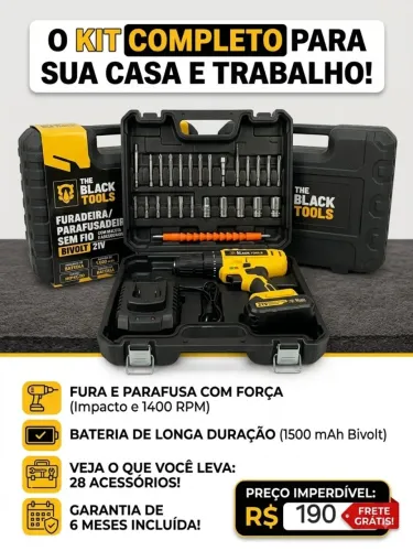 Furadeira e parafusadeira de impacto
