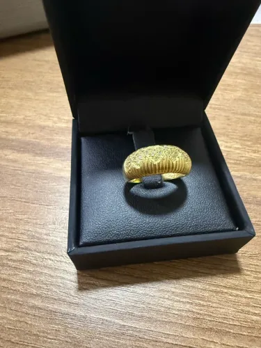 Anel em ouro 18k / número 17/ loja física