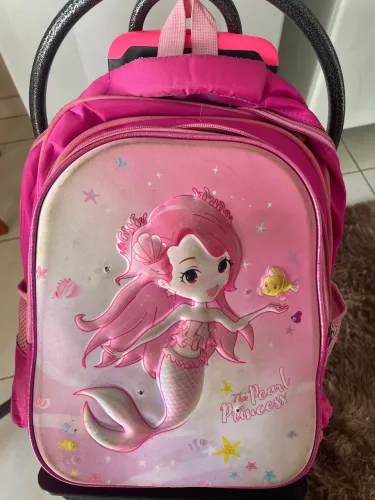Mochila escolar sereia