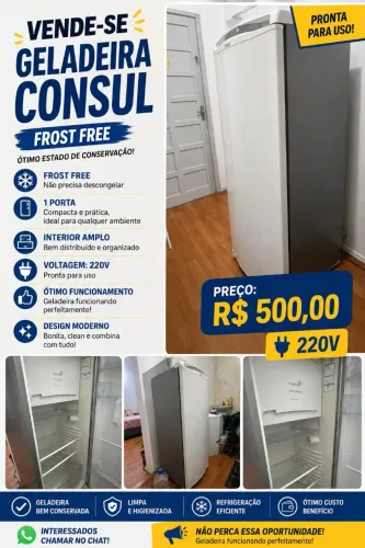 Geladeira Consul 220v
