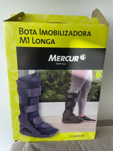 Bota Imobilizadora Mercur M1 Longa - Tamanho P (Semi-nova / Usada 1x)